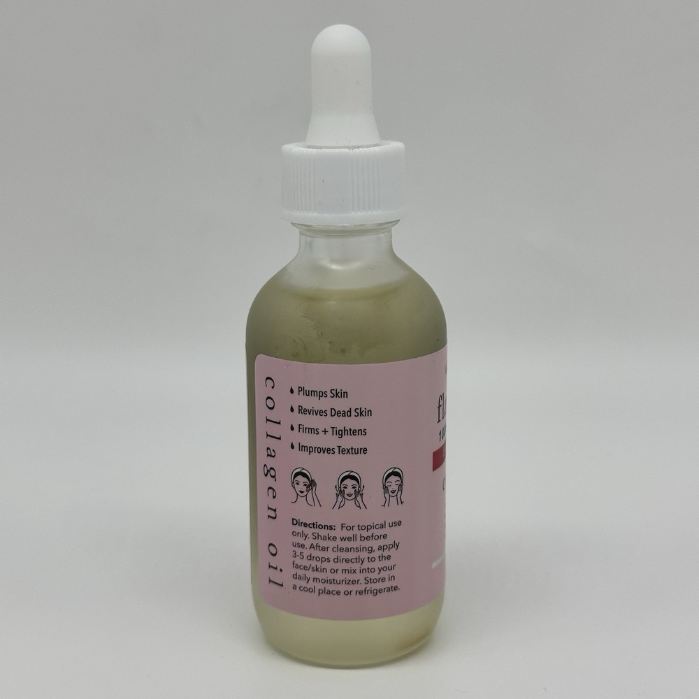 ANTIAGING FLAWLESS SKIN COLLAGEN FACIAL OIL ILLUMINATES PLUM SKIN BY OLIVIA CARE - Picture 4 of 6